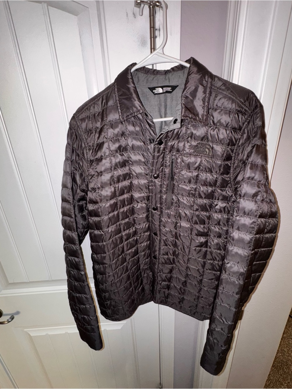 The North Face Quilted Insulated Jacket – brown/Charcoal